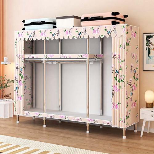 Aleación de acero & Polipropileno-PP & Poliéster y algodón Estante de tela Storge, impreso, diferente color y patrón de elección,  trozo