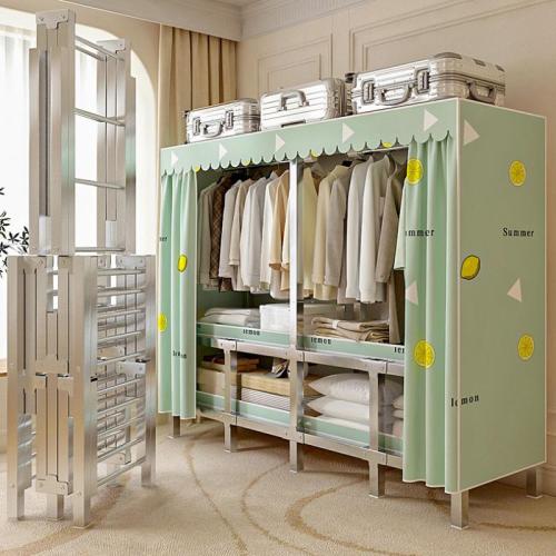 Aleación de acero & Poliéster Estante de tela Storge, impreso, diferente color y patrón de elección,  trozo