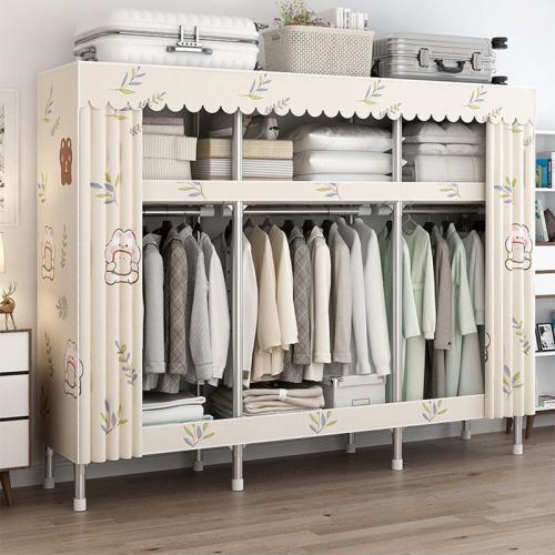 Paño & Aleación de acero Estante de tela Storge, impreso, diferente color y patrón de elección,  trozo