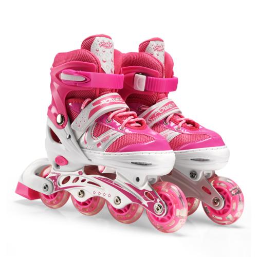 Mesh Fabric & Polypropylene-PP Roller Skates PU Rubber & Aluminium Alloy Pair