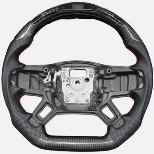LED Carbon Fiber Steering Wheel For Land Rover Defender Range Rover Sport Velar