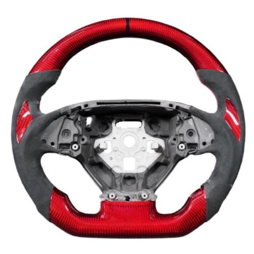 Real Carbon Fiber Alcantara Leather Steering Wheel For 2014-2019 Corvette C7 Z06