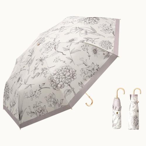 Zinc Alloy & Polyester Sun-Rain Umbrella & anti ultraviolet PC