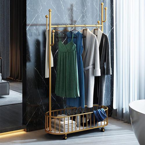Metal Multifunction Clothes Hanging Rack with caster PC