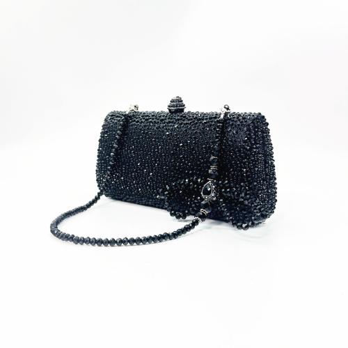 Chiffon & PU Cuir & Strass Sac d’embrayage plus de couleurs pour le choix pièce