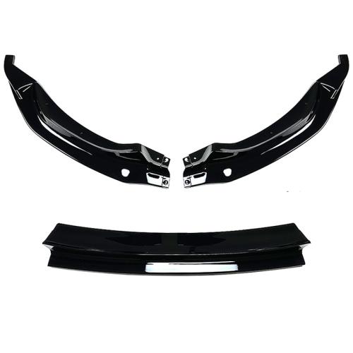 For BMW F80 F82 F83 M3 M4 2014-2020 Gloss Black Front Bumper Lip Splitters Flaps