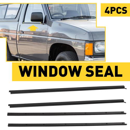Door Window Seal Belt Weatherstrip for 1986-97 Nissan Navara Truck Hardbody D21
