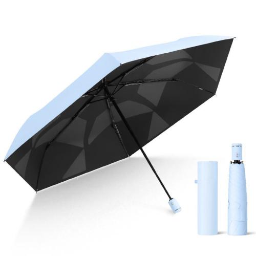 Rubber & Aluminiumlegering & Pongee Zon-Regen Paraplu Solide meer kleuren naar keuze stuk