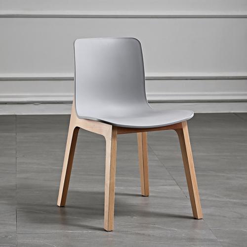 Polypropylene-PP & Solid Wood Casual House Chair PC
