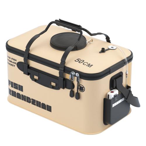 EVA foldable Fishing bucket yellow PC