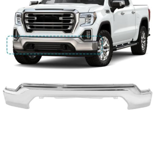 Front Bumper For 2022-23 Chevrolet Silverado 1500 Chrome W/O Sensor Hole