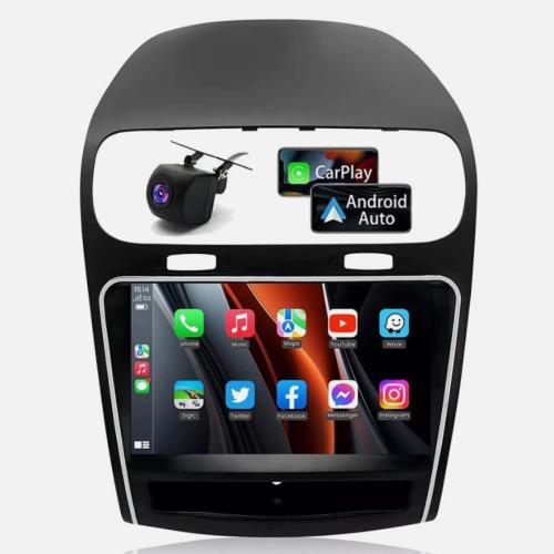 Car Stereo Radio GPS Radio 2+32G Android 12 Carplay For Dodge Journey 2011-2019