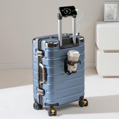 ABS & PC-Polycarbonate Suitcase anti-theft & waterproof Aluminium PC