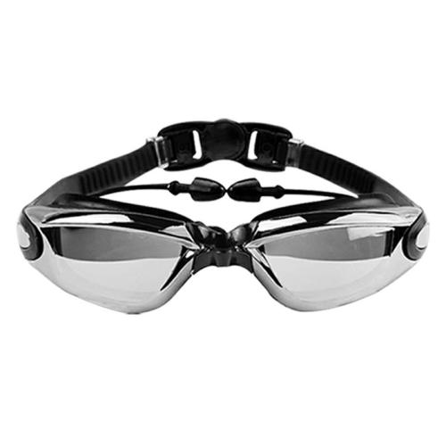 PC-Polycarbonate & Silicone Waterproof Swimming Goggles anti-fog PC