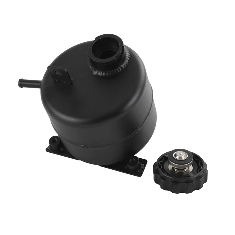 Motorpartsupplier Aluminum Radiator Coolant Expansion Tank For Mini Cooper S R52 R53 – Black W/ Cap – Leak Tested