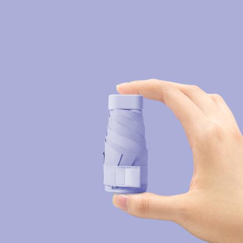 Black Polyester & Pongee Foldable Umbrella Aluminium Alloy & Engineering Plastics PC