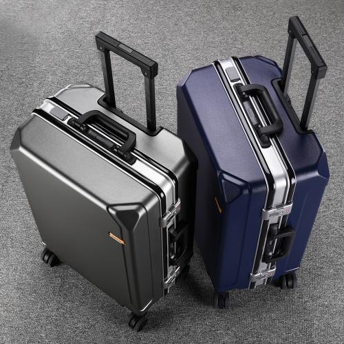 ABS & PC-Polycarbonate Suitcase with USB interface & waterproof Aluminium Alloy & Polyester PC
