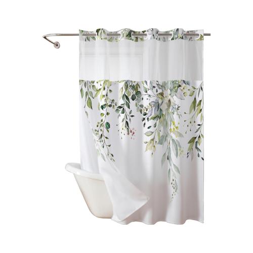 Polyester mildew proofing Shower Curtain waterproof PC