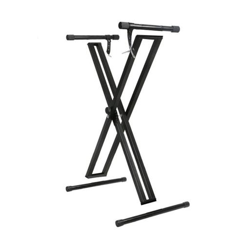 Rubber & Iron foldable Keyboard Stand black PC