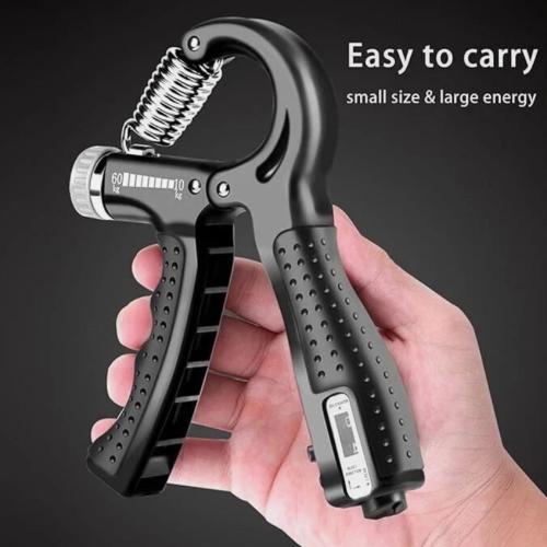 2Pcs Set  Hand Grip Strengthener Power Trainer Gripper Strength Adjustable Gym Exerciser