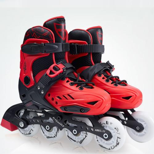 Polypropylene-PP Roller Skates Plastic Steel & PU Rubber Pair