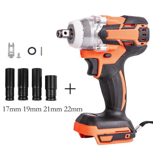 Metal & Plastic Multifunctional Spanner durable Solid orange PC