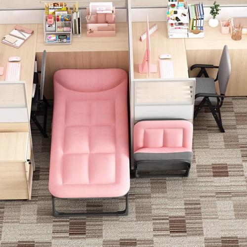 Cloth & Metal adjustable Foldable Bed portable Sponge Solid PC