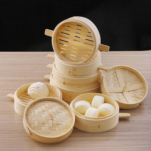 Bamboo Food Steamer & hollow & breathable PC