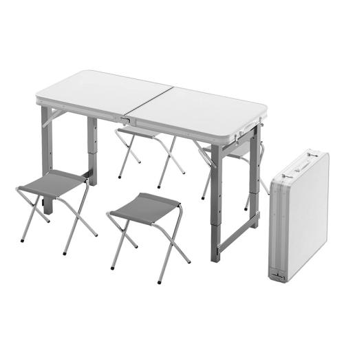 Metal & Aluminium Alloy foldable Foldable Table durable gray PC