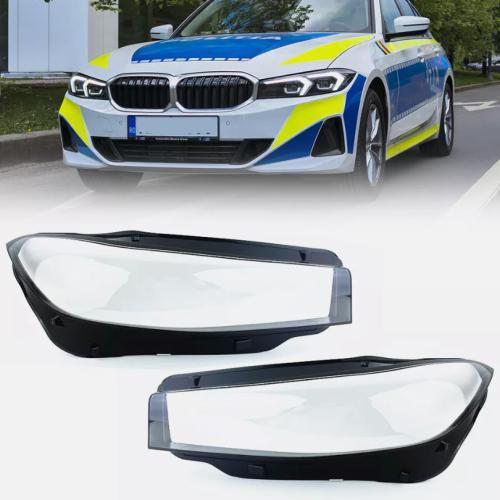 For 2023-2024 BMW  G20 G28 Front lamp Clear Headlight Cover+Sealant Glue