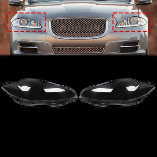 For Jaguar XJ 2010-2019 A Pair Headlight Lens Clear Cover Replacement Left+Right