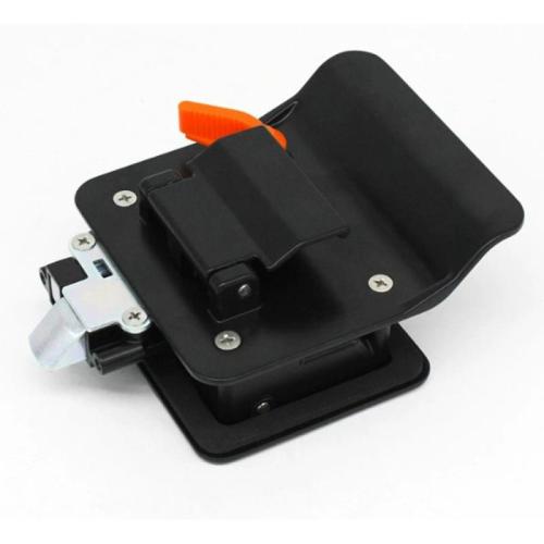 Black RV Paddle Entry Door Lock Latch Handle  Deadbolt NEW Camper Cargo Trailer