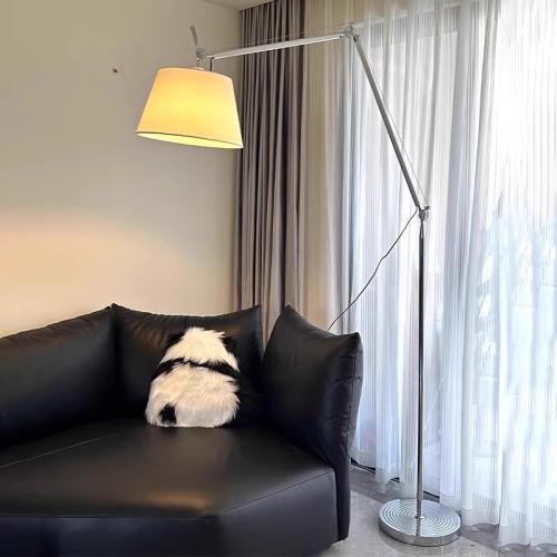 Cloth & Iron different light colors for choose & adjustable Floor Lamps Japanese Standard Solid PC