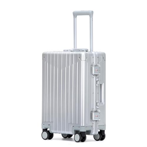 Aluminium Alloy separating dry and moist Suitcase anti-theft & waterproof Polyester PC