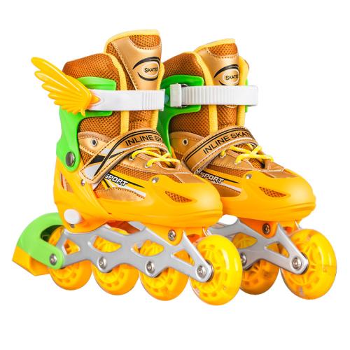 Mesh Fabric & PVC Roller Skates Aluminium Alloy Pair