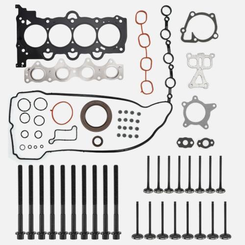 G4FJ 1.6L Turbo Head Gaskets Bolts Kit w/ Intake Exhaust Valve For Hyundai KIA