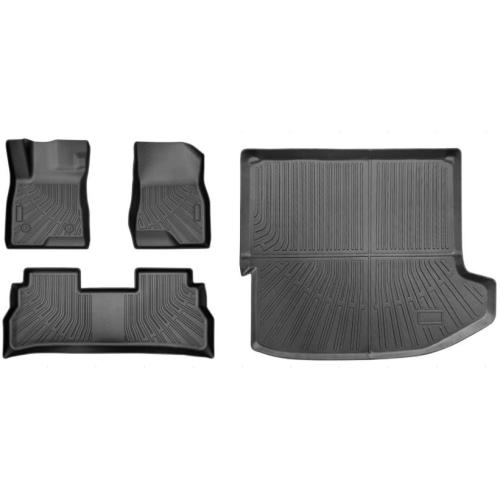 Car Floor Mats & Cargo Liner TPE Rear Trunk Mat Set for Chevrolet Trax 2024-2025 All Weather Liners Protection