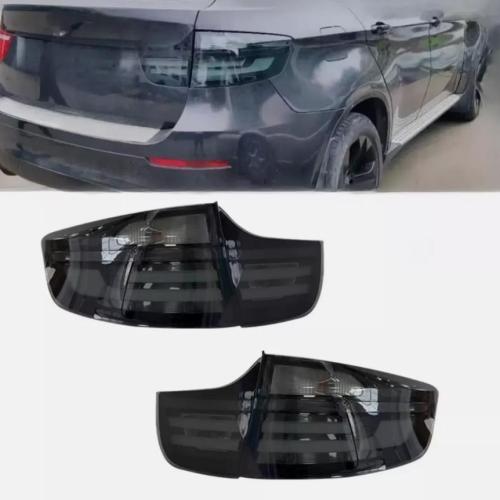 LED Tail Lights Lamps 4PCS Fits For BMW X6 E71 Smoked LED 2008-2014