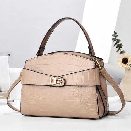 PU-leer Handtas krokodillenkorrel meer kleuren naar keuze stuk