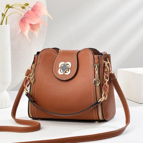 PU Leather Easy Matching & Bucket Bag Crossbody Bag PC