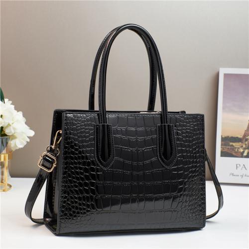 PU-leer Handtas krokodillenkorrel meer kleuren naar keuze stuk