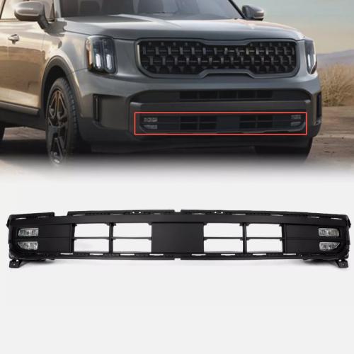 For Kia Telluride 2023 2024 2025 Front Bumper Lower Grille W/ LED DRL Fog Lights