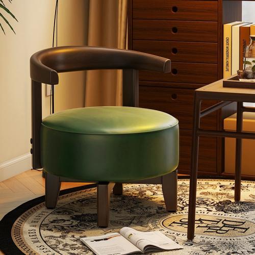 Sponge & Solid Wood & PU Leather single & 360degree rotation & Soft Casual House Chair PC