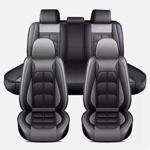 For Chevrolet Car Seat Cover Deluxe Leather Full Set 5 Seat Front Rear Protector