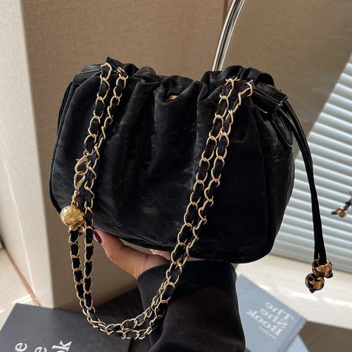 PU Leather Easy Matching Shoulder Bag with chain PC