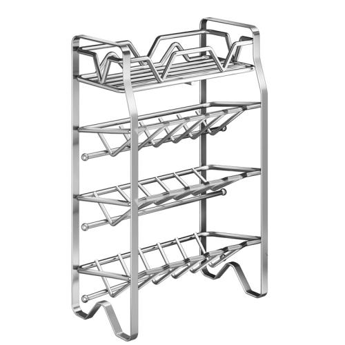 Stainless Steel Multilayer & Storage Rack & Multifunction Sauce Dip Clip silver PC