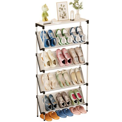 Métal Chaussures Bracket Blanc pièce