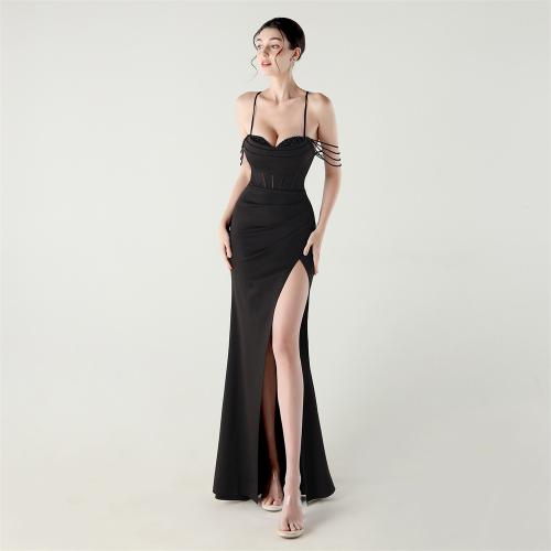Polyester Slim Long Evening Dress PC
