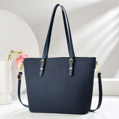 PU Leather Tote Bag Shoulder Bag large capacity PC