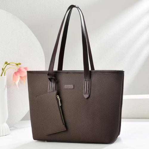 PU Leather Bucket Bag Shoulder Bag large capacity PC